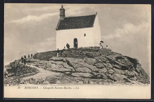 AK Roscoff, Chapelle Sainte-Barbe sur le rocher