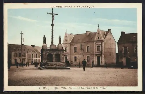 AK Querrien, Le Calvaire et la Place