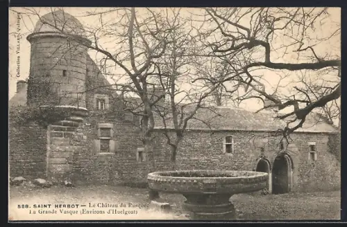 AK Saint-Herbot, Le Château du Rusquec et La Grande Vasque