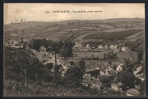 AK Pont-de-Buis, Vue générale, partie centrale