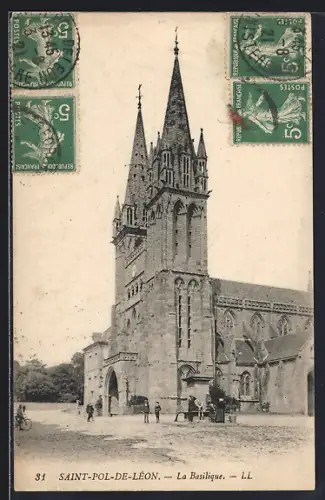 AK Saint-Pol-de-Léon, La Basilique