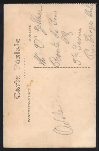 AK Brest, Église St-Louis avec foule devant l`entrée