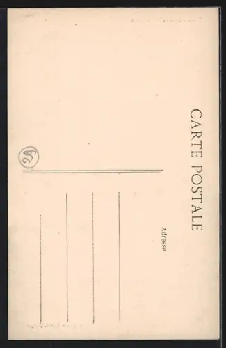 AK Plozévet, L`Église et le calvaire devant un paysage vallonné