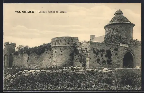 AK Guilvinec, Château Fortifié du Kergos