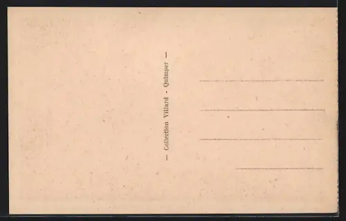 AK Quimper, La Rue de Douarnenez avec vue sur l`église en arrière-plan