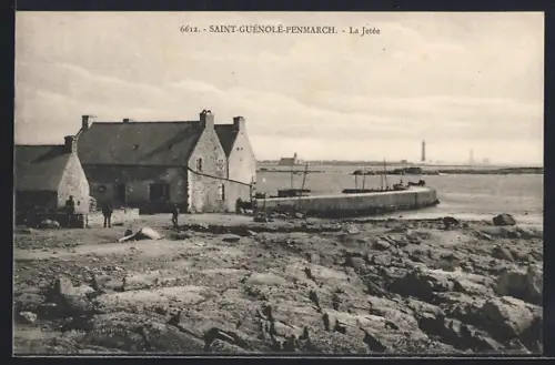 AK Saint-Guénolé-Penmarch, La Jetée