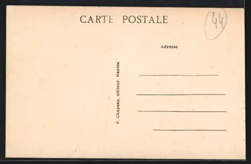 AK Guérande /Loire-Inf., Porte Vannetaise et Collégiale Saint-Aubin