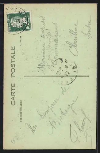 AK Île-Tudy, Portail de l`Église, Coiffes de l`Île