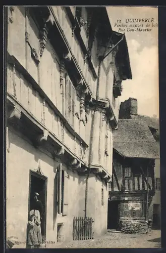 AK Quimperlé, Vieilles maisons de bois, Rue Dom-Maurice