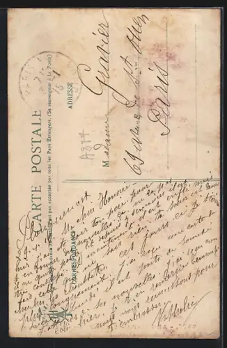 AK Argol, Arc de Triomphe et clochers