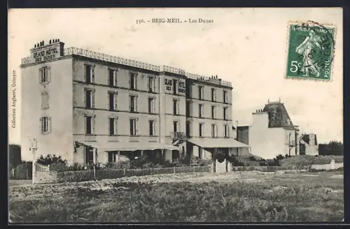 AK Beig-Meil, Les Dunes, Grand Hôtel des Dunes und Umgebung