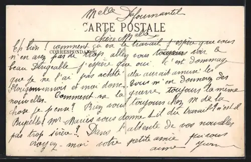 AK Plougonven, École Libre de Garcons et enfants jouant dans la cour