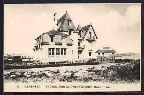 AK Carantec, Le Grand Hôtel des Graves, Croissant, arch