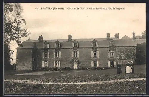 AK Pencran /Finistère, Château de Chef-du-Bois, Propriété de M. de Leguern