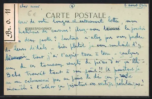 AK Ouessant /Finistère, La T. S. F. à Ouessant, Hauteur des pylônes 75m