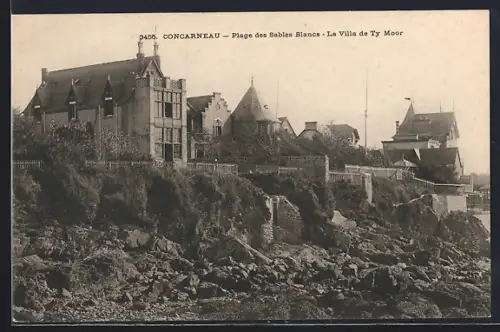 AK Concarneau, Plage des Sables Blancs, La Villa de Ty Moor