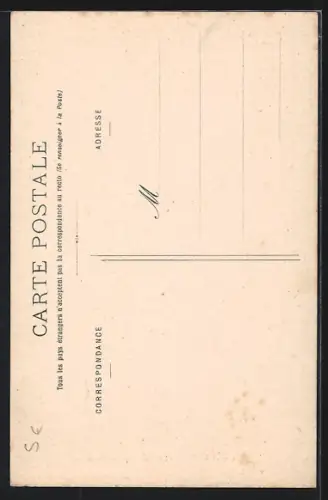 AK Quimper, Rue du Chapeau-Rouge avec vue sur la cathédrale en arrière-plan