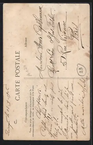 AK Douarnenez, Rue du Port Rhu, L`Église Saint-Michel