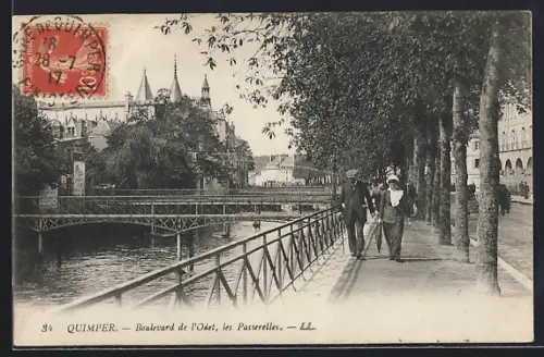 AK Quimper, Boulevard de l`Odet, les Passerelles