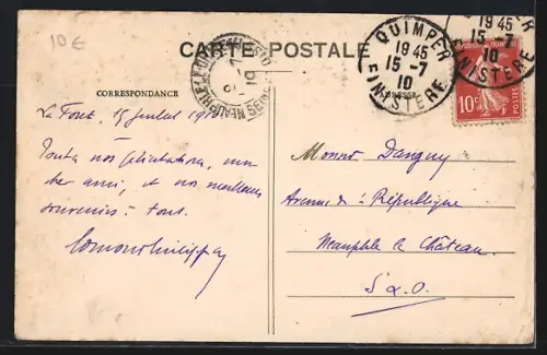 AK La Forêt-Fouesnant, Vue générale