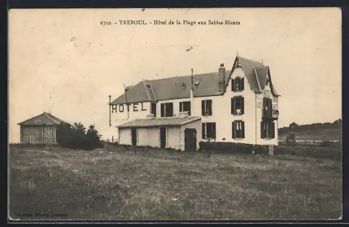 AK Tréboul, Hôtel de la Plage aux Sables Blancs