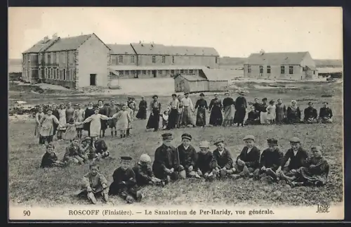 AK Roscoff /Finistère, Le Sanatorium de Per-Haridy, vue générale