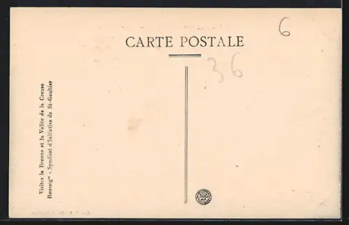 AK St-Gaultier /Indre, Vue sur la Creuse