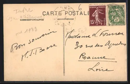 AK Levroux, Église St-Sylvain, mon. hist. XIIIe siècle