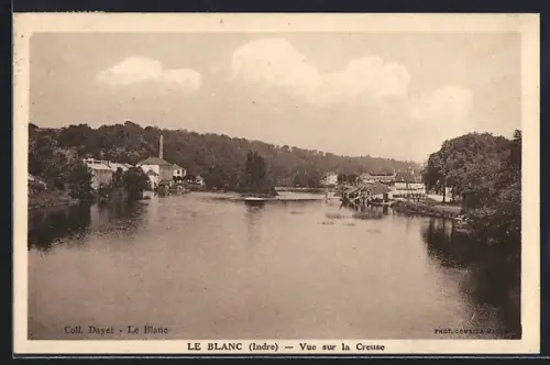 AK Le Blanc /Indre, Vue sur la Creuse