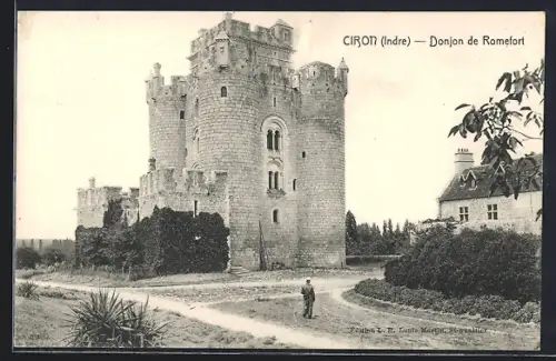 AK Ciron /Indre, Donjon de Romefort