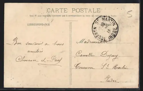 AK Mérigny /Indre, Roc de la Dube