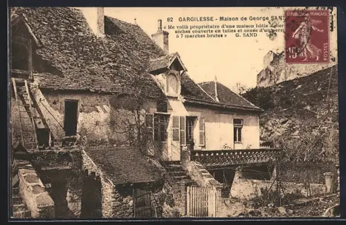 AK Gargilesse, Maison de George Sand