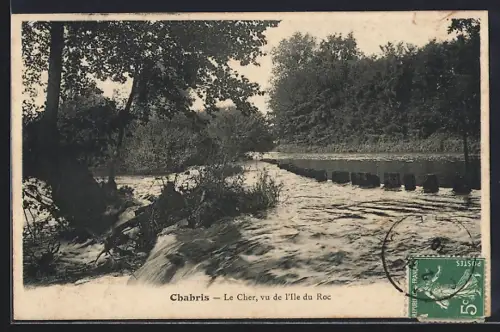 AK Chabris, Le Cher, vu de l`Île du Roc