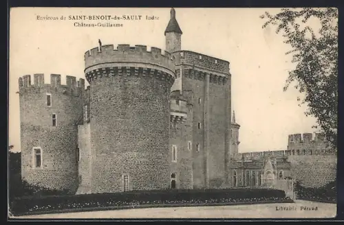 AK Saint-Benoît-du-Sault /Indre, Château-Guillaume