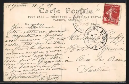 AK Argenton /Indre, Château du Plais avec vue sur la rivière et le pont