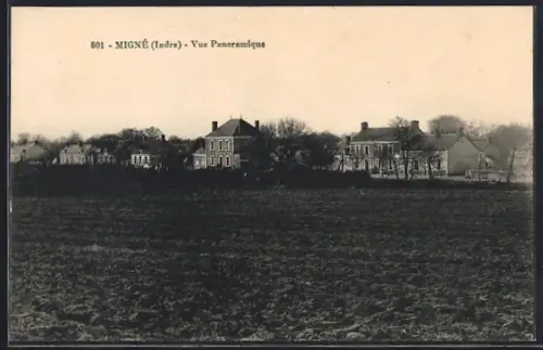 AK Migné /Indre, Vue Panoramique
