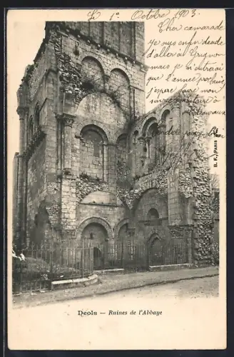 AK Déols, Ruines de l`Abbaye