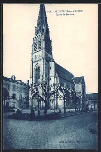 AK Argenton-sur-Creuse, Église St-Sauveur