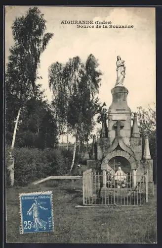 AK Aigurande /Indre, Source de la Bouzanne