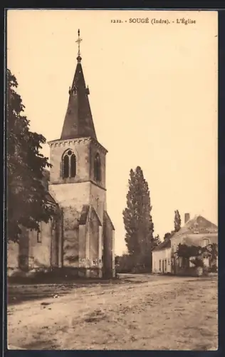 AK Sougé /Indre, L`Église