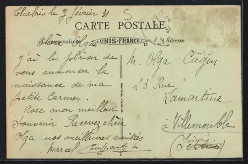 AK Chabris, Un coin du Cher, vue prise de l`Ile du Rock