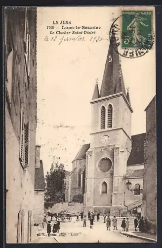 AK Lons-le-Saunier, Le Clocher Saint-Désiré