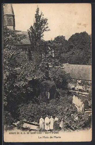 AK Sept-Fons, Abbaye de N.-D. de Saint-Lieu, Le Mois de Marie