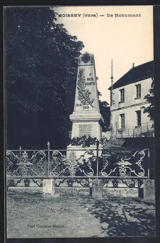 AK Moissey /Jura, Le Monument aux morts de 1914-1919