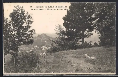 AK Montmorot, Vue prise de Montciel