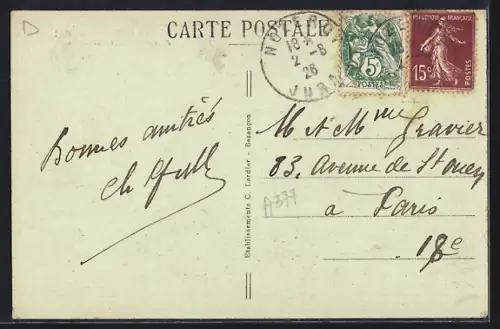 AK Nozeroy /Jura, Promenade et Ruines