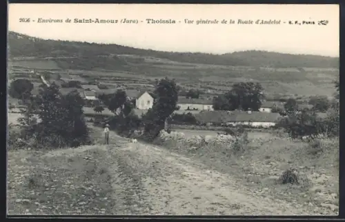 AK Toissia /Jura, Vue générale de la Route d`Andelot