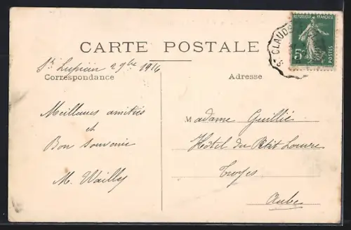 AK Saint-Lupicin, Entrée du Village, Côté Sud