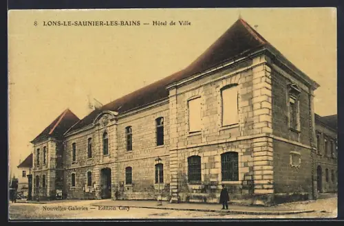 AK Lons-le-Saunier-les-Bains, Hôtel de Ville