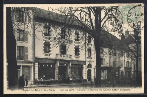 AK Lons-le-Saunier /Jura, Rue du Jura, Galeries Modernes du Grand Bazar Jurassien